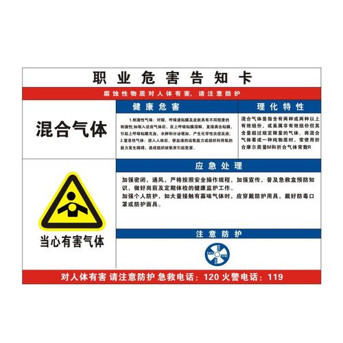 混合废物定制标志警示提示标识车间工厂化学品标志牌